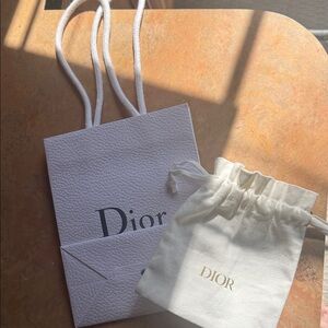 Dior Dustbag and Shopping Bag